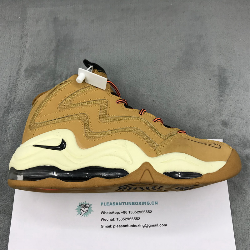 Authentic Nike Air More Uptempo Shoes 2.0 Wheat 